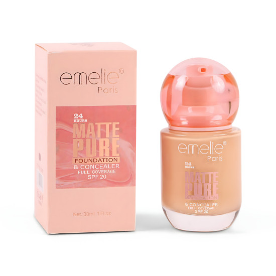  Emelie Paris Matte Pure Skin Essence Liquid Foundation